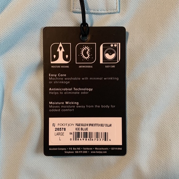 NWT FootJoy Golf Polo, Large - Picture 4 of 4